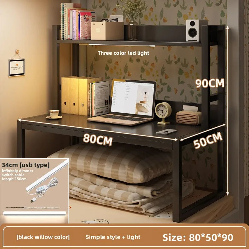 Multi-functional Bed Computer Desk Desk Bookshelf Bedside Notebook Table Oasis Select Simple B