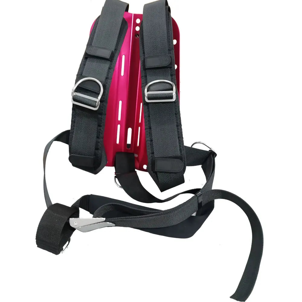 Technical Diving Aluminum Backplate with Harness System and Crotch Strap Scuba Diving Harness and Backplate System Oasis Select