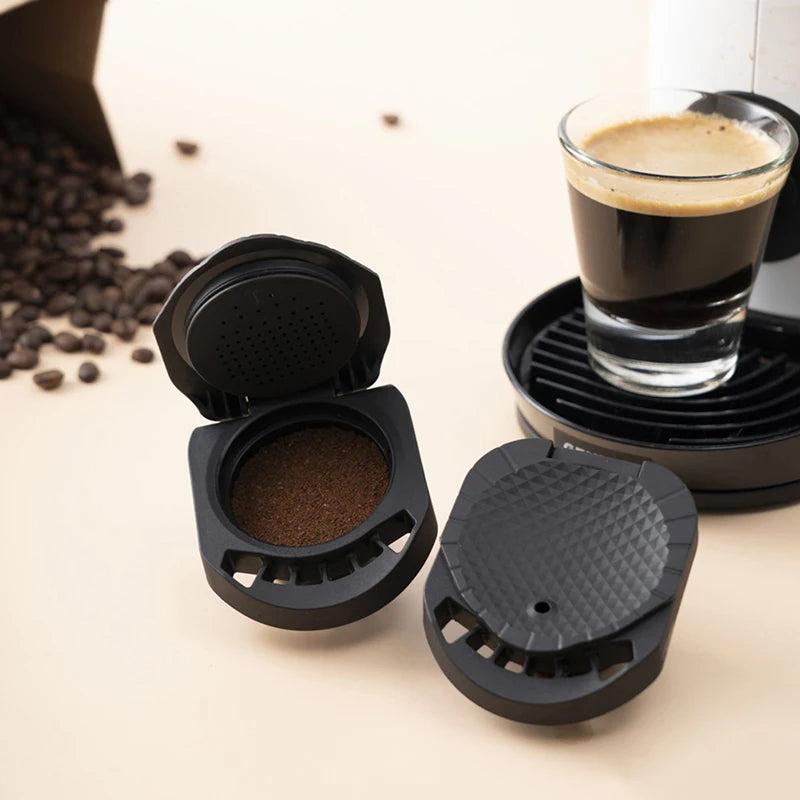 1pc 9*9*5cm Reusable Capsule Adapter For Dolce Gusto Coffee Capsule Convert Compatible Oasis Select