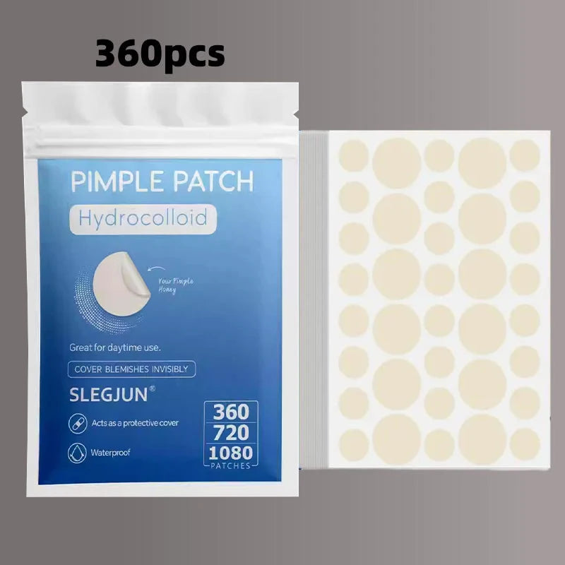 24-720pcs Hydrocolloid Invisible Breathable Pimple Patch Acne Removal Acne Cover Face Spot Pimple Patch Skin Care Stickers Oasis Select