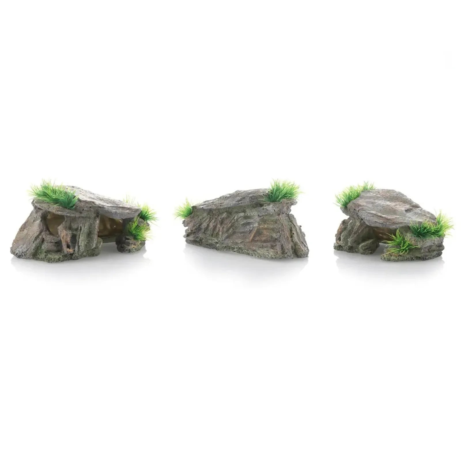 Reptile Rock Hide Cave Natural Reptile Hiding Rock Cave Aquarium Hide Cave Hideout Shrimp Cave Fish Tank Decor for Freshwater Oasis Select