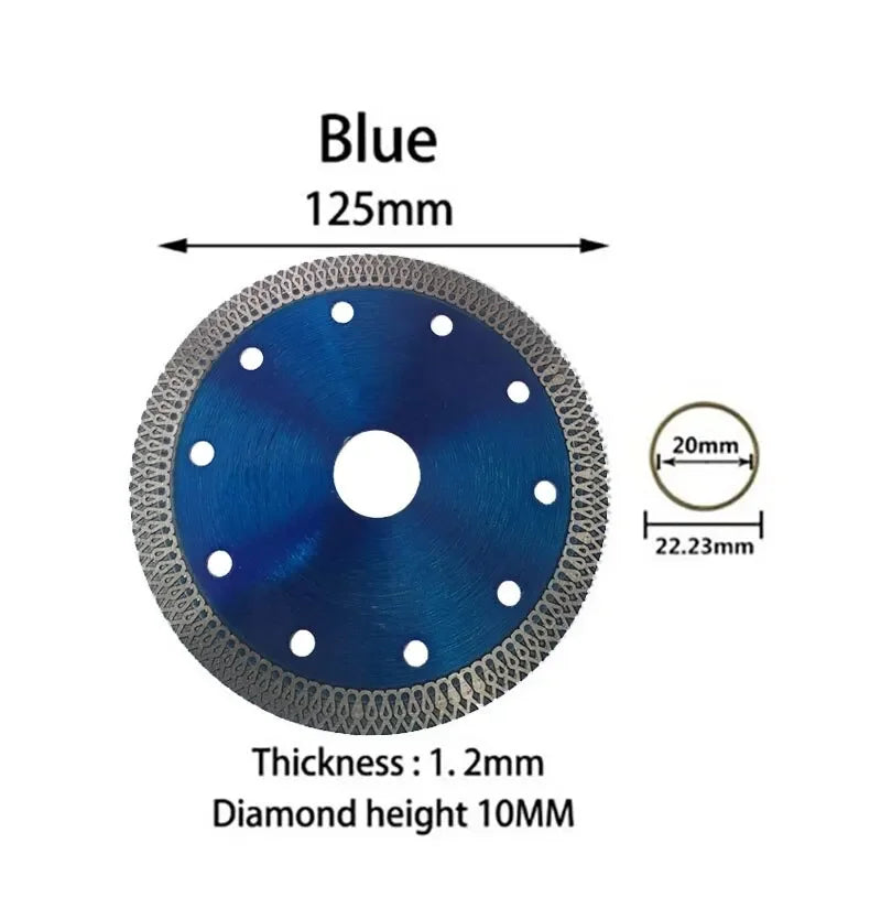 Angle Grinder Turbo Cutting Disc Sharp Circular Blade For Tile Stone Concrete Masonry Fast Cut Grinding Applications Oasis Select 5 inch