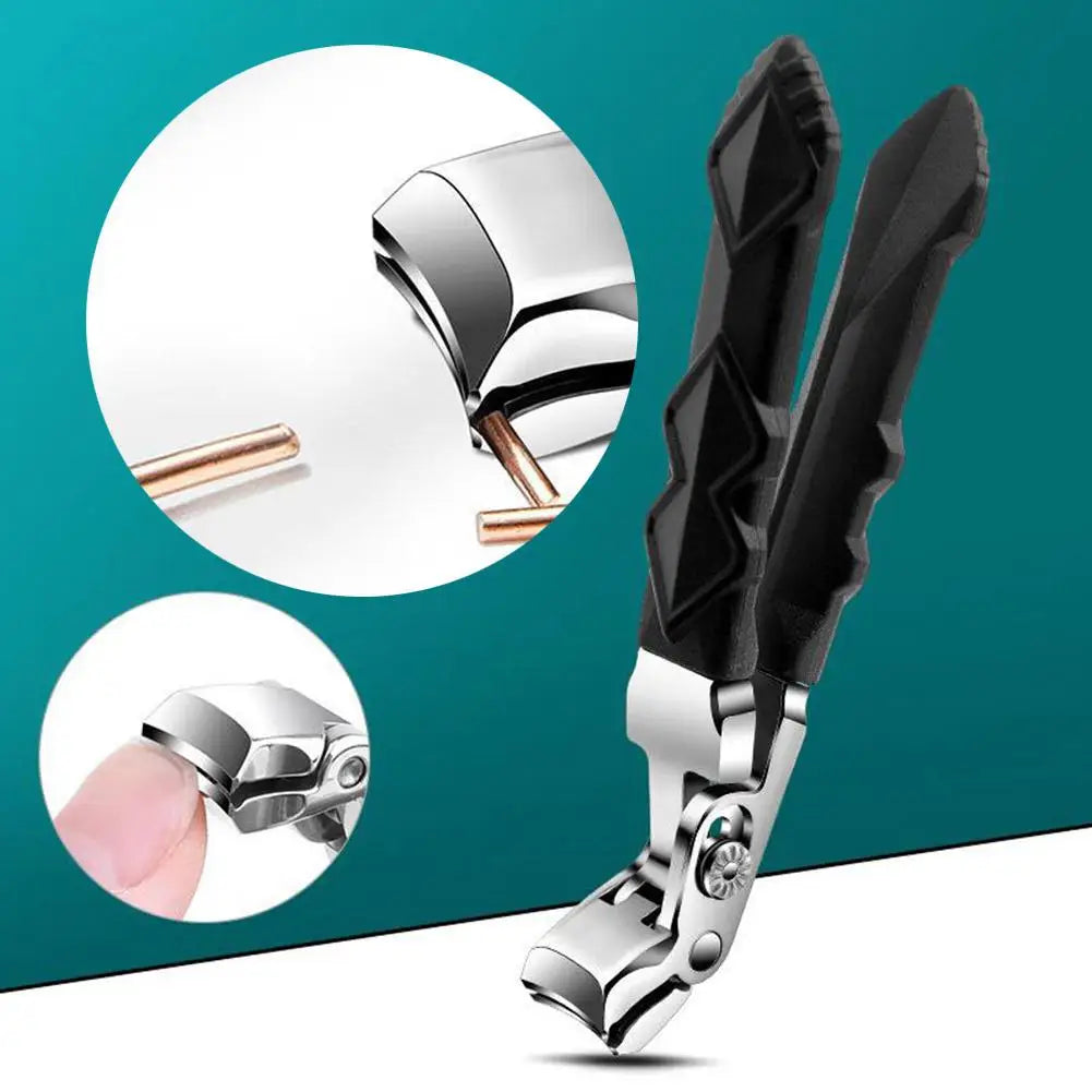 Anti-Splash Nail Clippers – Sharp Steel Manicure Tool