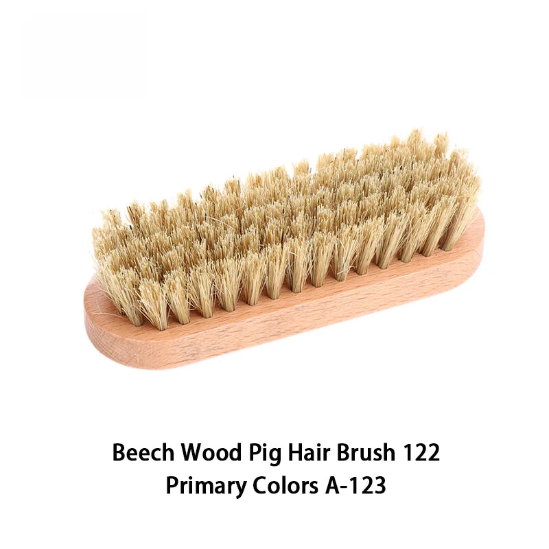 1PC Handle Dashboard Details Polishing And Cleaning Brush Horse Hair Wood Brush Leather Shoe Care And Cleaning Shoe Brush Oasis Select MR-03