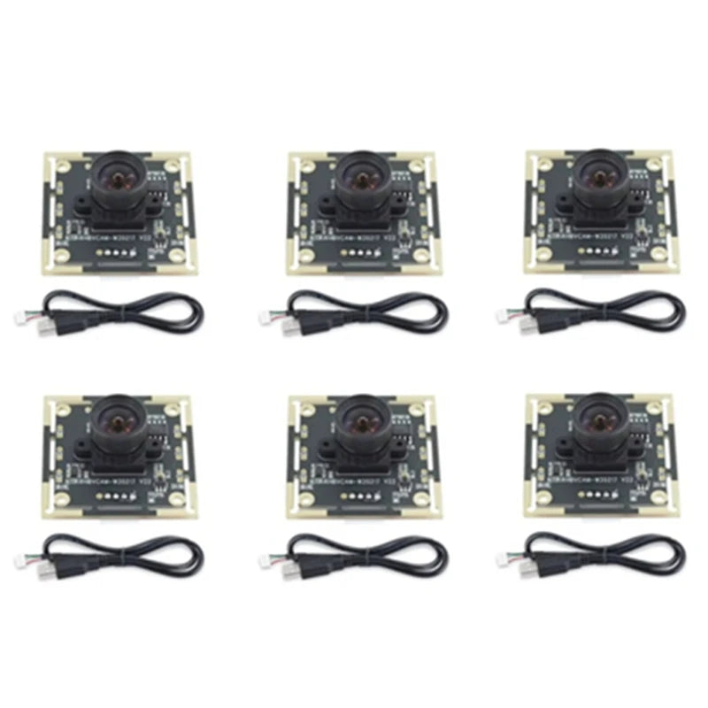WISH 6 Pcs Camera Module 100 Degree OV9732 2M Cable 1280X720 30Fps, For DIY Autodarts.Io, USB Drive Free Oasis Select As Shown NONE
