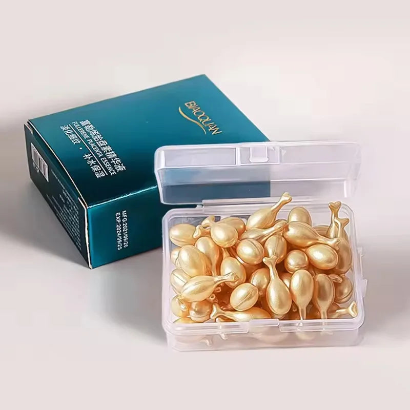 50-Pack Hyaluronic Acid Face Serum Capsules – Hydrating & Brightening