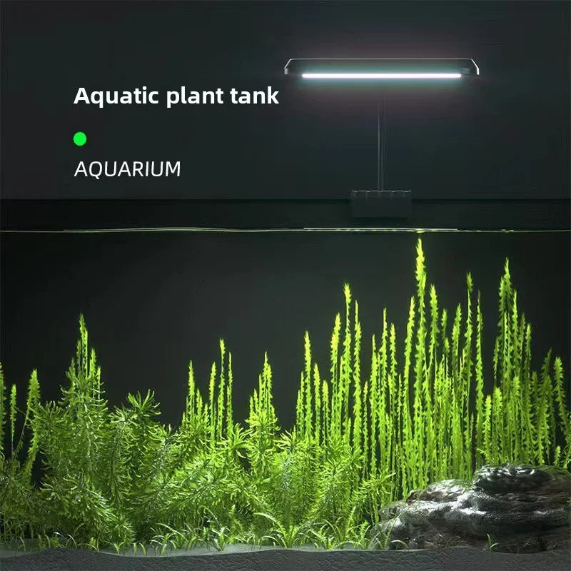 Fish Tank Aquatic Plant Lamp High Brightness Full Spectrum Aquatic Plant Lighting Black Clip Light Universal Adjustment Oasis Select