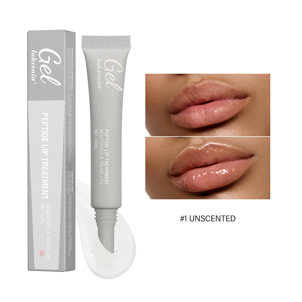 Peptide Lip Treatment Moisturizing Lip Mask Gel To Remove Dead Skin Lipstick Base Lip Cream Lip Care Mask 10ml Oasis Select 1 unscented