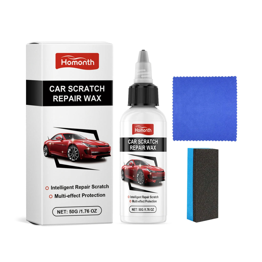 Homonth Car Scratch Care Cream Decontamination Cleaning Polish Car Scratch Renovation Swirl Remover Auto Paint Protection Care Oasis Select 50g boxed