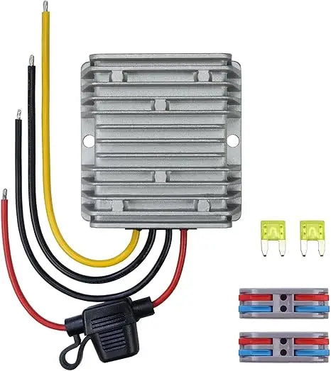 Waterproof 24V 36V Step Down To 12V Converter Voltage Regulator 5A 60W Voltage Reduction Power Supply For Golf Cars RVs And Cars Oasis Select 18-36V TO 12V 20A