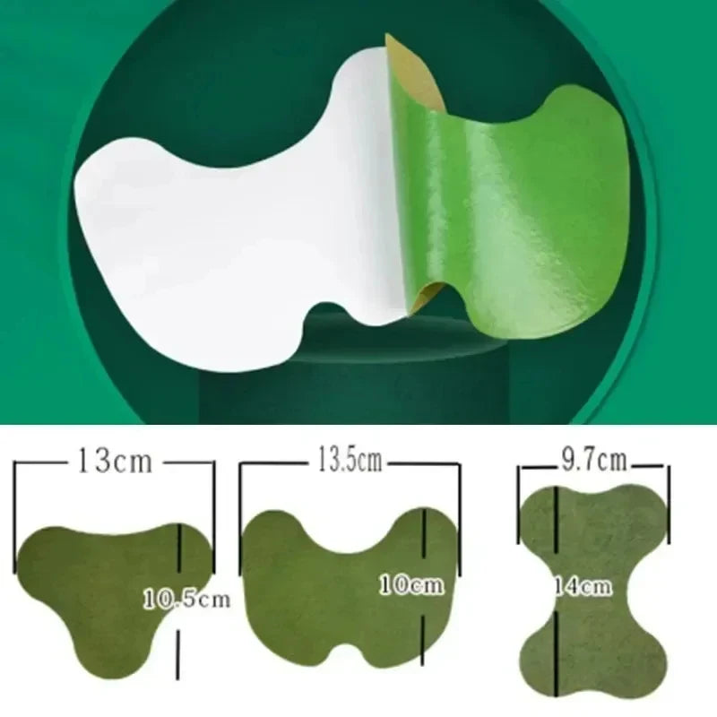 15/45/60/75PCS Knee Patch Neck Shoulder Mugwort Patch For Running Working Out And Sports Wearing Artemisia Self-Heating Patches Oasis Select