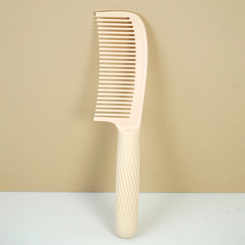 Wide Tooth Detangling Hair Comb – Anti-Static, Dry & Wet Wide Tooth Hair Comb Oasis Select 8170-Milk-Coffee-02