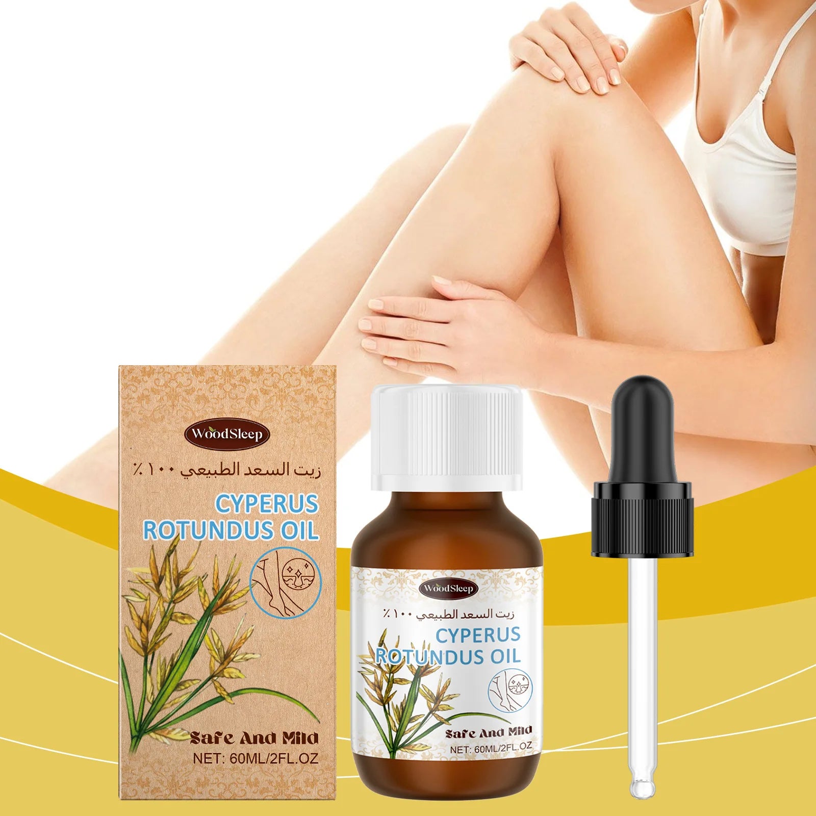 Cyperus Rotundus Oil Hair Inhibition Serum – Slow Regrowth Hair Inhibition Serum Oasis Select