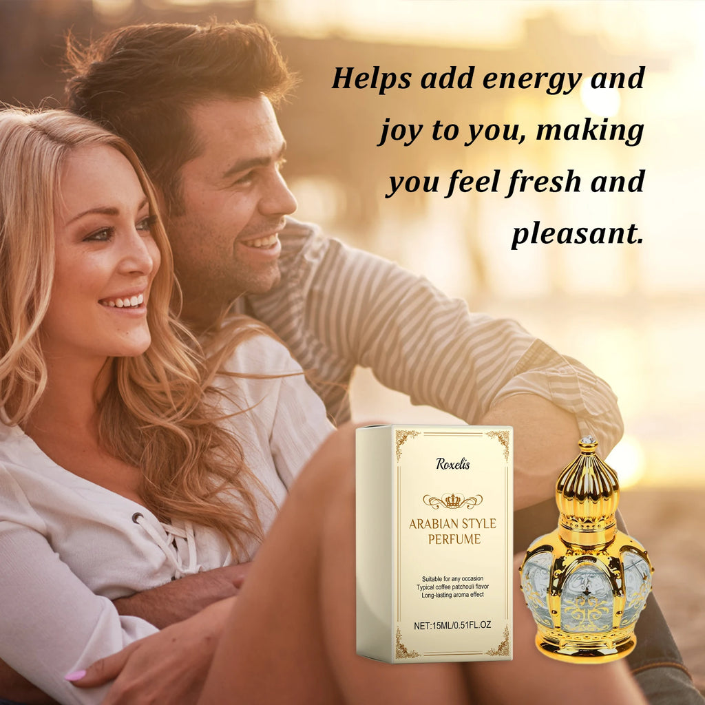 15ML Unisex Coffee Patchouli Perfume Lasting Unique Fragrance Natural Fresh & Elegant Scent Charm Enhancement Perfume for Dating Oasis Select