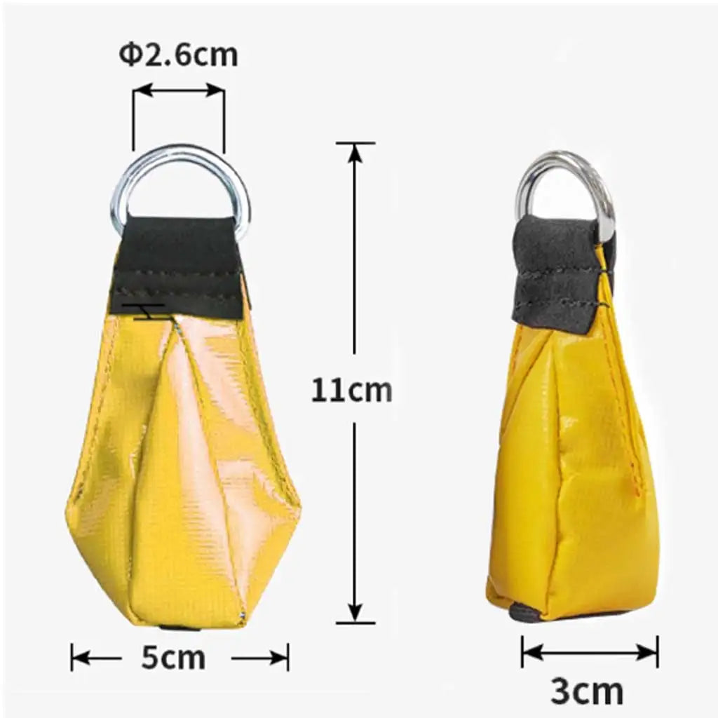 210G PVC Tree Climbing Throw Line Bag Throw Weight Pouch for Arborists Caving Rock Climbing Rope Deployment Bag Oasis Select