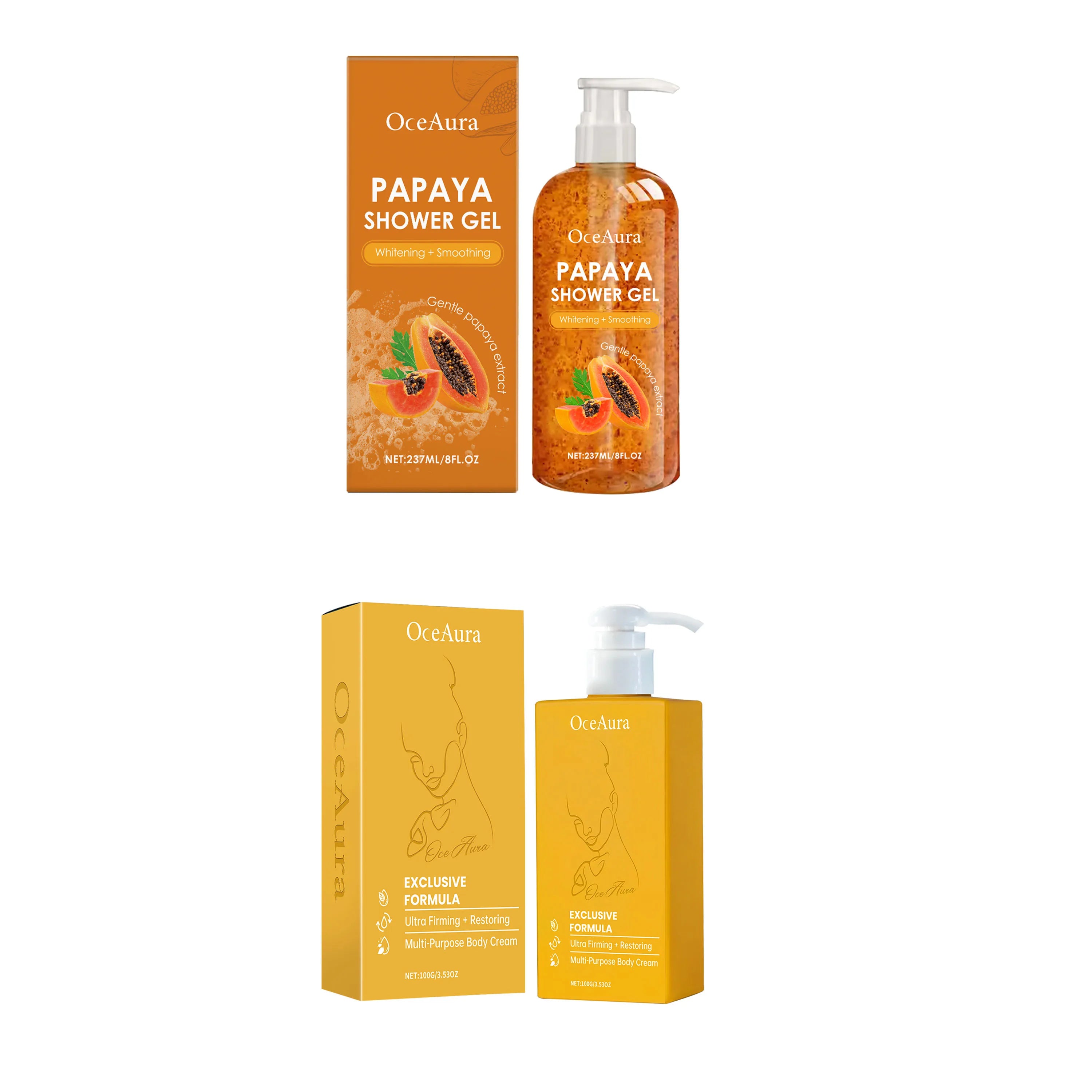 Beauty Skin Shower Gel Perfume Type, Refreshing, Oil-Control, Long-Lasting Fragrance, Moisturizing, Full-Body Body Wash Oasis Select 1set Whitening