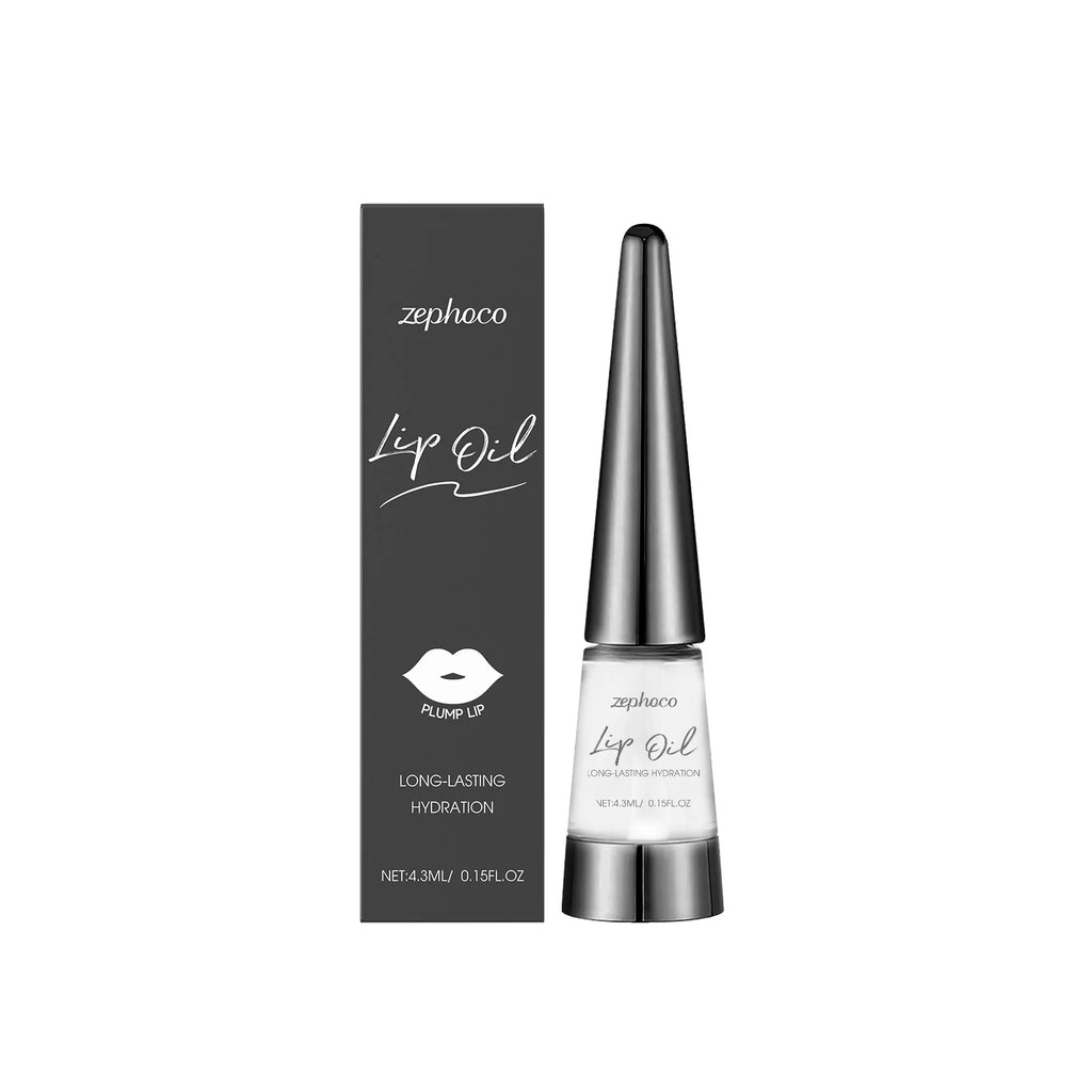 Long-lasting Waterproof Nourishing Lip Oil Gentle Care Hydration Nourishment Smooth Plump Lips Natural Moisturizing Lip Care Oil Oasis Select Black Boxed