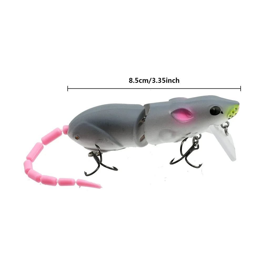 15.5g/15.5cm lure mouse biomimetic broken joint long throw pencil Minogue curved mouth fake bait Oasis Select E
