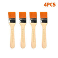 4Pcs/Set Hair Painting Brush Acrylic Paints Nylon Oil Paint Brush Watercolor Paint Drawing Art Supplies Wood Handles Oasis Select Default Title
