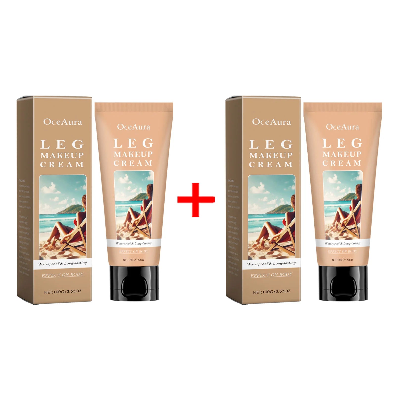 Leg Makeup Cream Concealer Long Lasting Waterproof Anti Transfer Even Skin Tone Glow Enhancer Wheat Tan Brown Foundation Lotion Oasis Select 2pcs Dark Skin