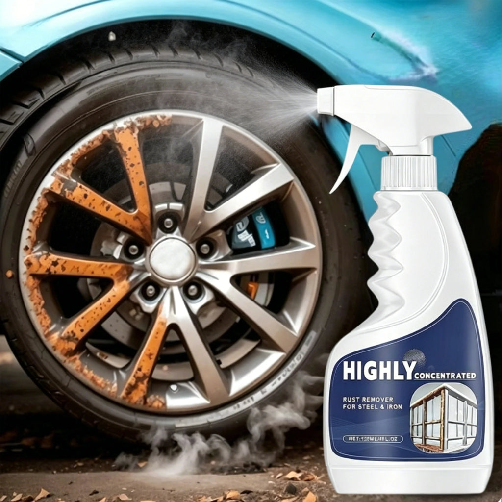 120ML Heavy-Duty Metal Rust Remover Powerful Fast Acting Rust Dissolver & Anti-Rust Coating For Metal Car Multi-Surface Cleaner Oasis Select