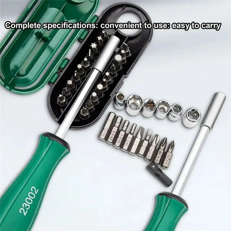 LIKE WISH Portable Screwdriver Set Portable Multi-Purpose Screwdriver High-Strength Screwdriver Nut Driver For Daily Repair Oasis Select