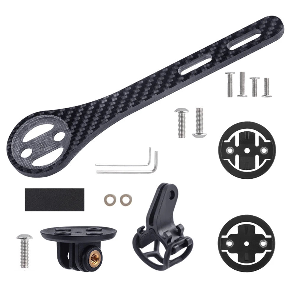 Bike Computer Mount Bicycle Light Holder Integrated Handlebar Stem Extension Bracket For Garmin/Bryton Cycling Accessories Oasis Select
