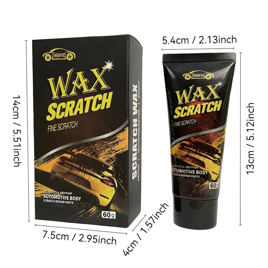 Car Scratch Repair Wax, Fine Scratch Remover & Polish Restorer, Erases Scratches & Restores Shine for Automotive Body Oasis Select 60g