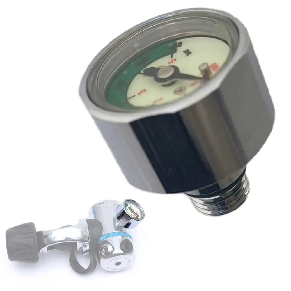Diving 350bar First Stage Direct-Mount Mini Pressure Gauge Sidemount BCD Mini Residual Pressure Gauge Diving Accessory Oasis Select