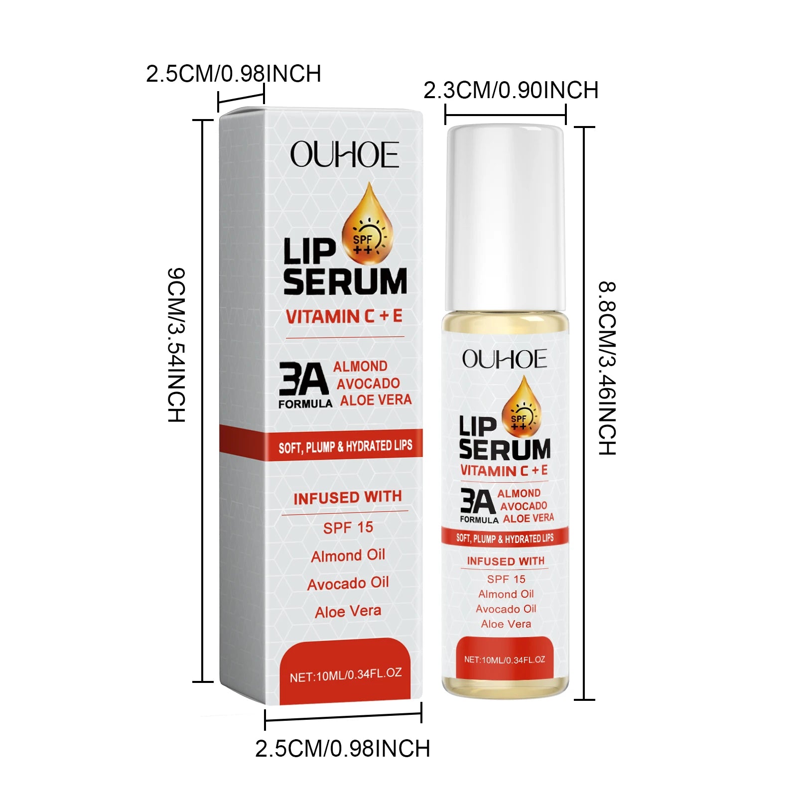 Vitamin C & E Lip Essence Oil – Hydrating Lip Balm Lip Essence Oil Oasis Select