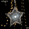 Crystal Acrylic Snowflake Christmas Ornaments – Transparent