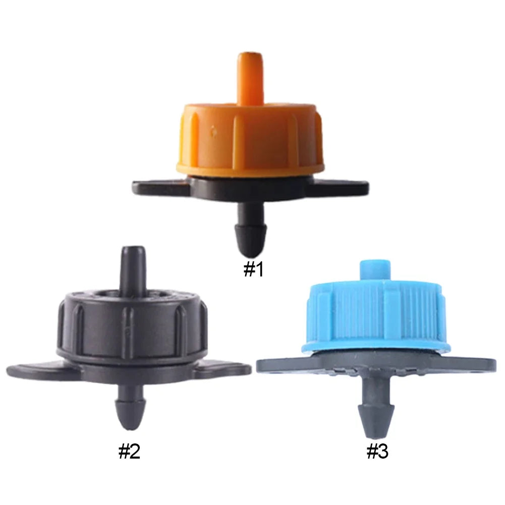 100pcs Drip Irrigation Emitters Micro Connectors 2L/4L/8L Premium Drippers Garden Irrigation System Oasis Select