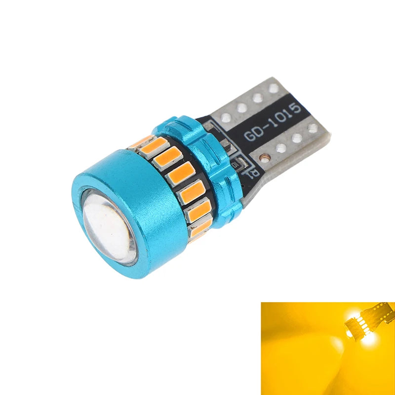 Comprehensive Canbus T10 LED Lighting Solution for Car/Truck Interiors & License Plates Oasis Select A1 Yellow
