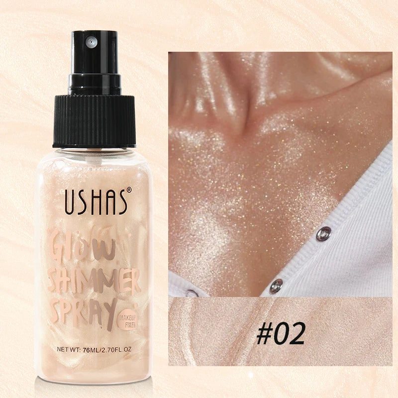USHAS 4-Color Liquid Body Highlighter – Illuminating Contour