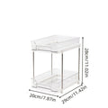 2 Tier Under Sink Organizer Sliding Cabinet Basket Organizer Drawer Under Sink Storage Rack Acrylic Bathroom Kitchen Organizer Oasis Select double layer