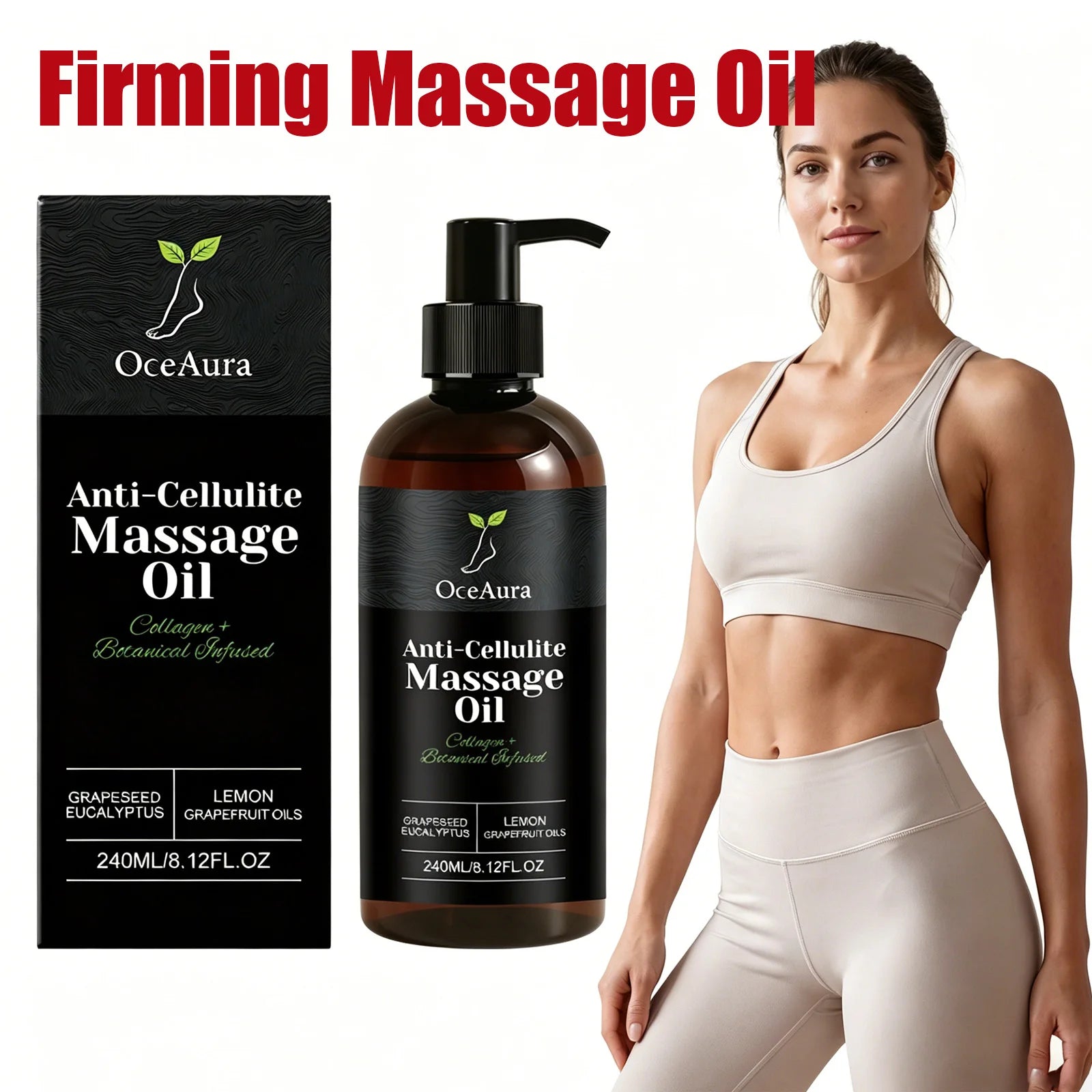 OceAura Collagen Firming Body Oil – Tighten & Nourish Skin 240ml Firming Body Oil Oasis Select