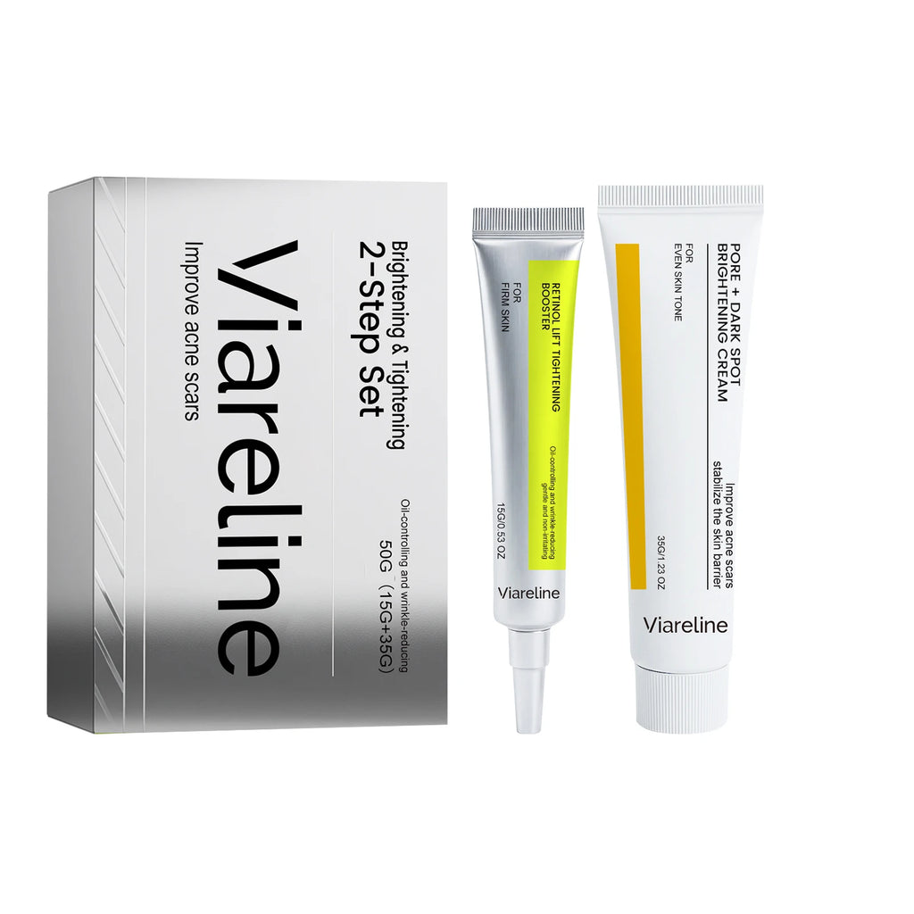 Viareline Retinol Firming & Brightening Cream – Dark Spot & Anti-Acne Retinol Face Cream Oasis Select 1 Set