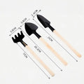 3-Piece Mini Garden Tool Set – Trowel, Shovel & Rake