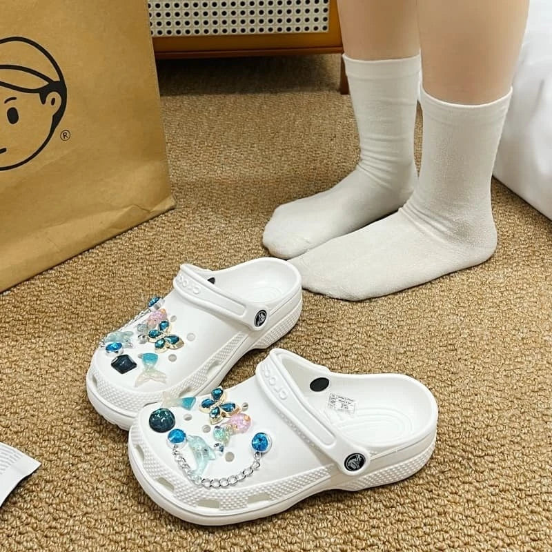 Fashion Shoe Accessory Set, decorative shoe buckles, removable, suitable for sandals and flip-flops. Oasis Select