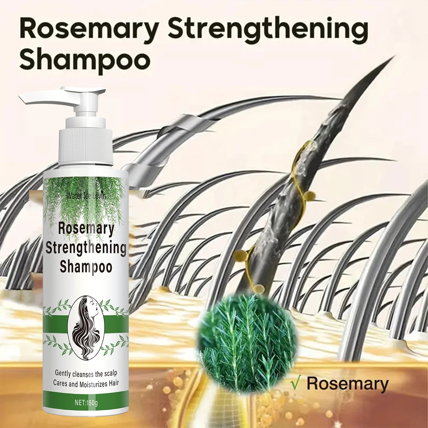 Rosemary Shampoo – Deep Cleansing, Keratin & Coconut Oil Rosemary Shampoo Oasis Select
