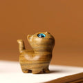 Green Sandalwood Carving Strange Kitten Animal Creative Wooden Cute Cat Play Hand Handle A Small Birthday Gift Craft Oasis Select A 3.0X1.8CM