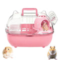 Transparent Hamster Carry Cage – Portable Small Pet Carrier