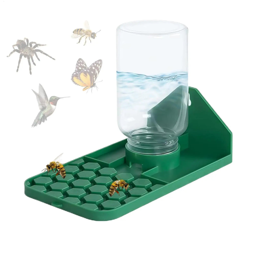 Leakproof Multi-Hole Water Feeder Bowl for Bees, Geckos & Reptiles