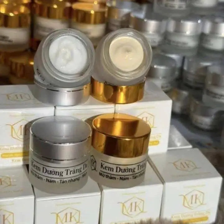2Bottle Set Kem ngày đêm MK Brightening Lightening Cream Dưỡng Trắng Da, Căng Bóng, Mịn Màng Sau Khi Sử Dụng, Kem Ngay Va Dem Oasis Select