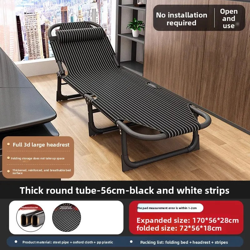 Folding Bed Single Household Simple Lunch Break Office Adult March