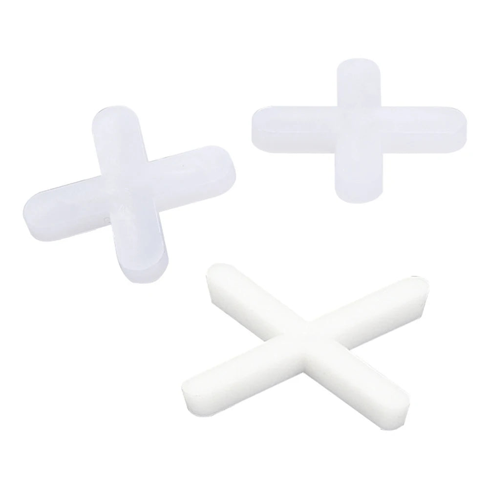 200pcs 1/1.5/2/2.5/3mm Cross Ceramic Tile Leveling System Clips Tile Spacer Ceramic Floor Wall Laying Construction Tool Oasis Select