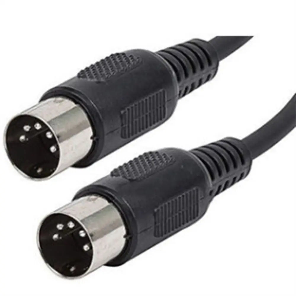 MIDI DIN 5PIN Male to Male Cable MIDI 5 Pin DIN Plug to 5 Pin DIN Audio Extension Male Cable din-5pin M/M Cable Adapter Oasis Select