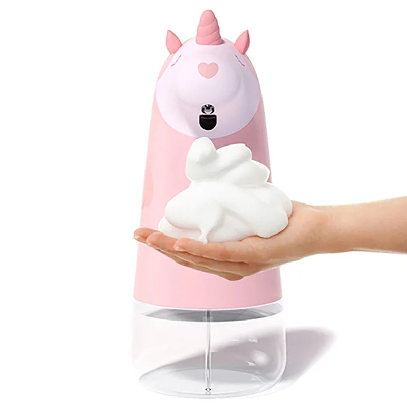 Automatic foam soap dispenser cartoon smart sensor shampoo and bathroom wash hand sanitary soap pump dispenser kid's gift Oasis Select C