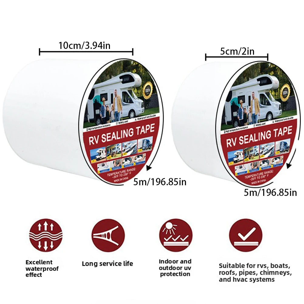 RV Sealing Tape – Waterproof Butyl Roof Repair Tape