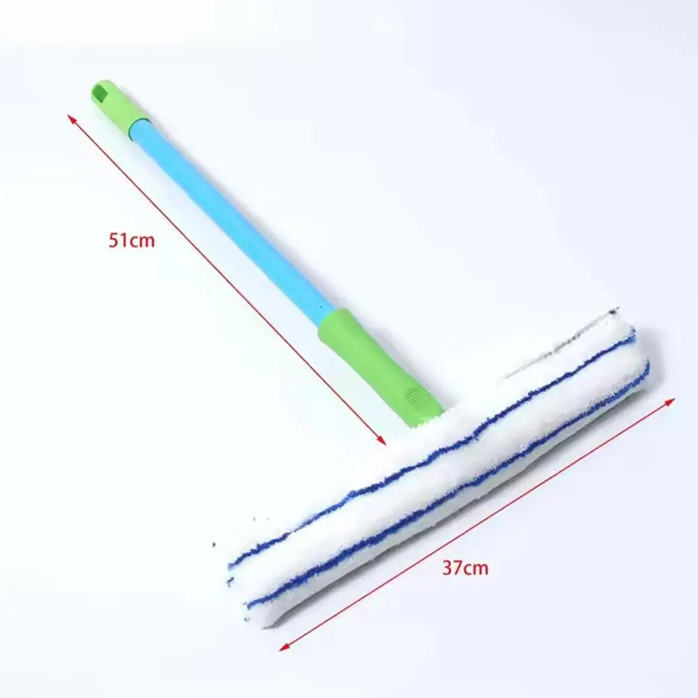 Car Silicone Squeegee & Microfiber Scrubber Cleaning Kit